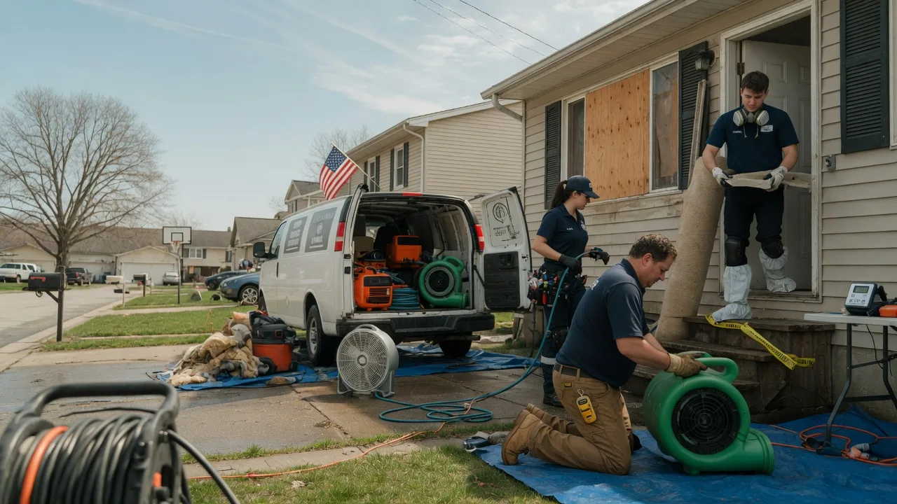 Water Damage Restoration in Chestnut, IL near me